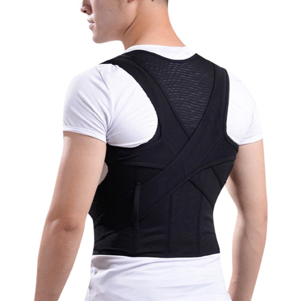 탑건강 바른 자세 교정 밴드 벨트 남여공용 블랙 14,300원