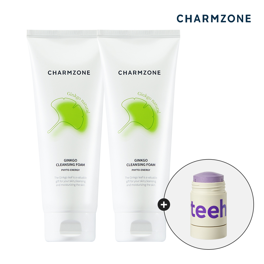 참존 징코 내츄럴 클렌징폼 200ML 2개 + 티히히 베리 클레이 마스크팩 1개 26,900원