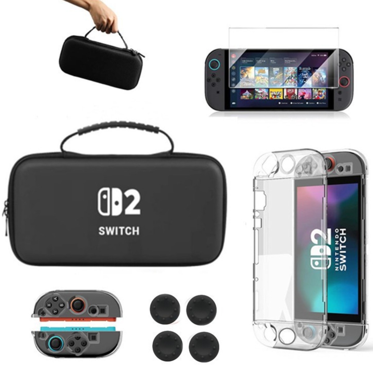 무한시온 스위치2 보호수납 휴대용 전방위 보호 케이스 세트 11,300원