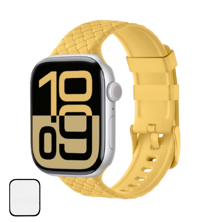 NUBASE 애플워치 호환 체크 솔로루프 실리콘 스트랩 스포츠밴드 7,980원