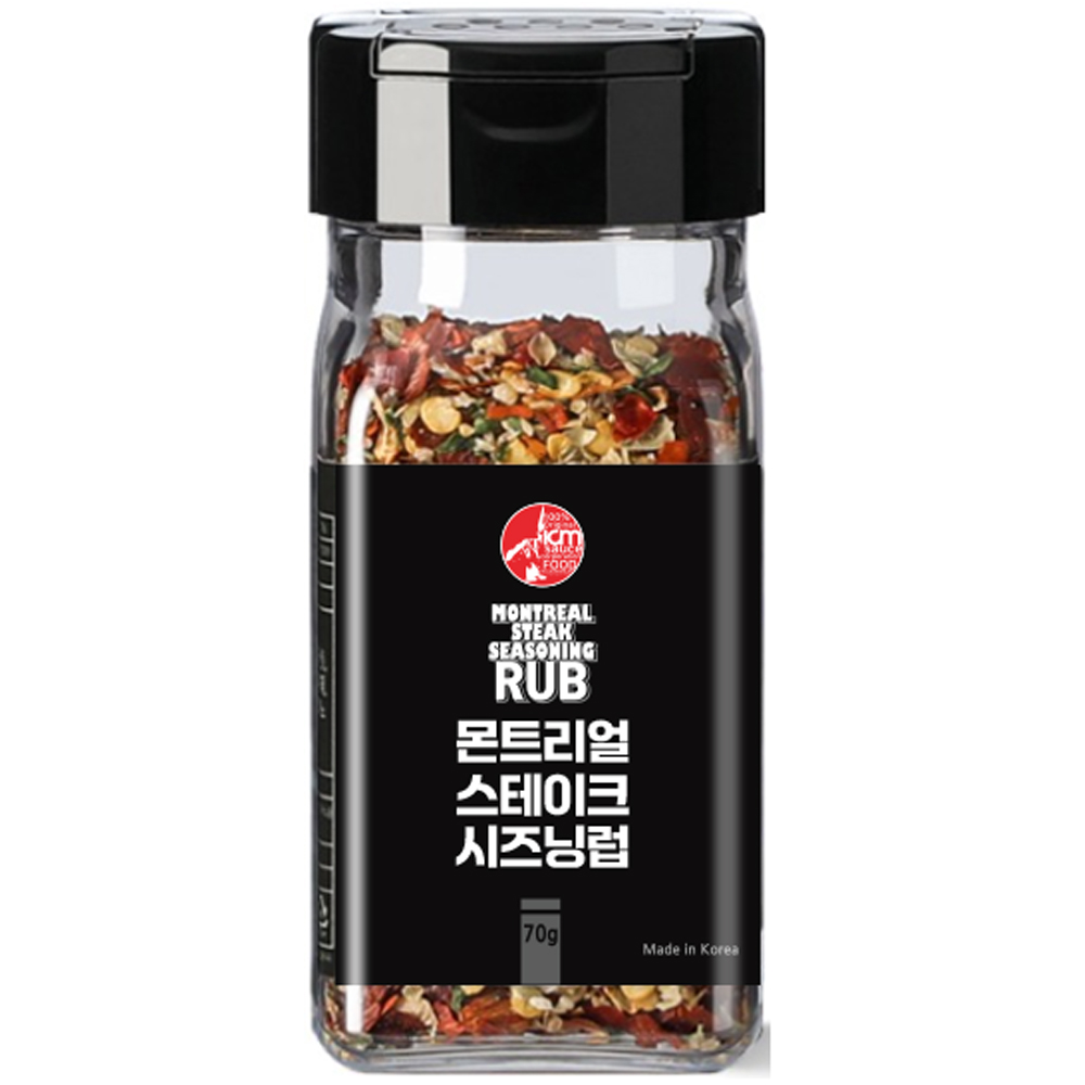 아이엠소스 몬트리얼스테이크시즈닝 럽, 70g, 1개 7,500원
