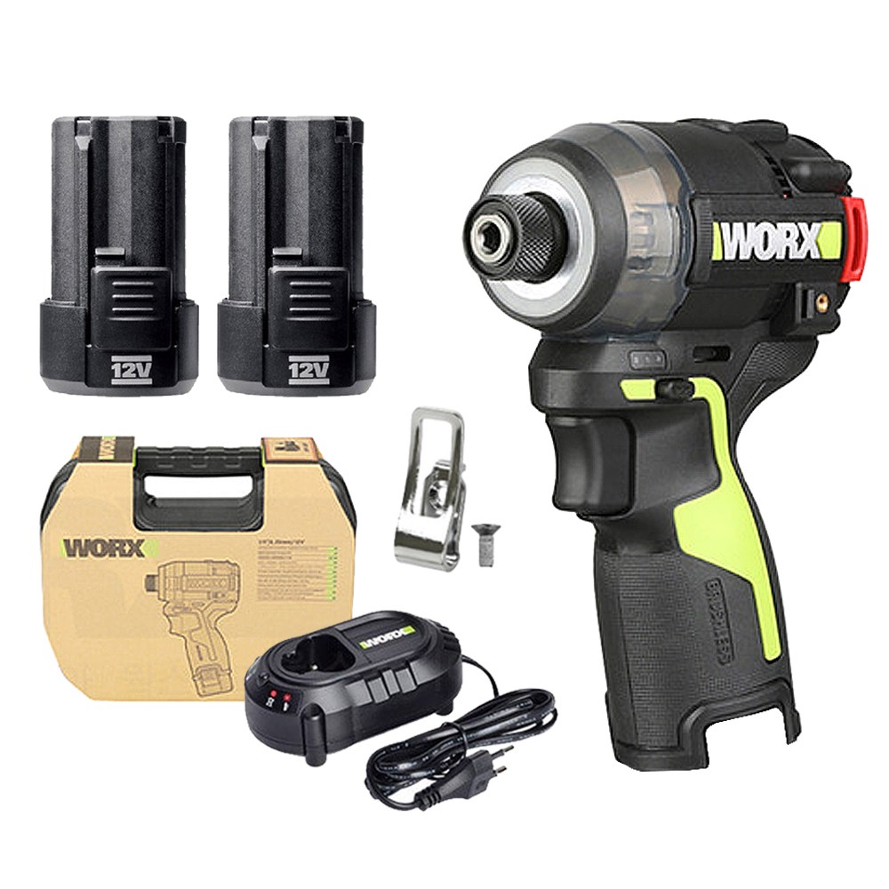 웍스 12V 충전드릴 드라이버 오일펄스 충전임팩  WU138 공구왕황부장 2Ah 2개 179,000원