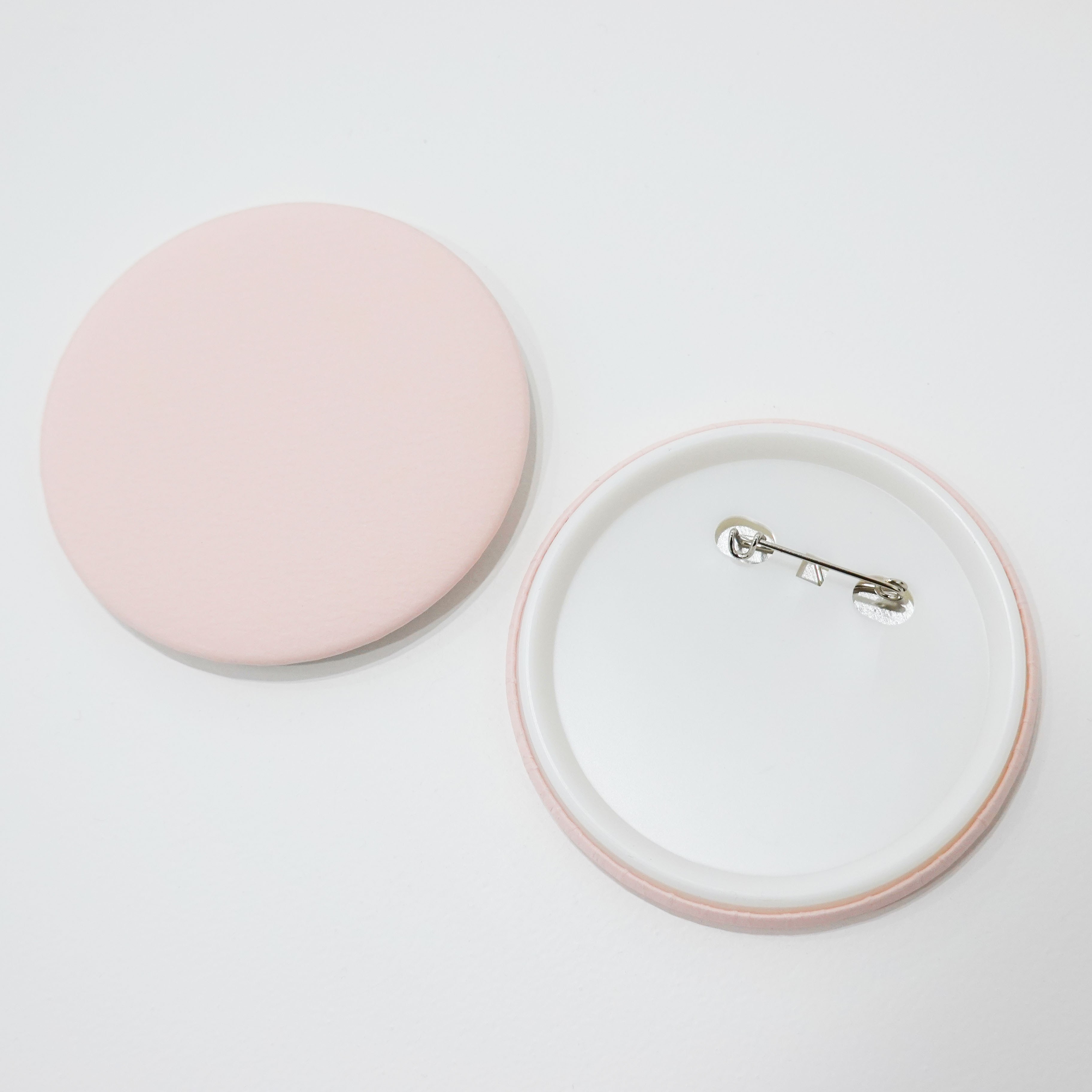 캘리그라피 무지 뱃지 만들기 그리기뱃지 뺏지 핀버튼 뱃찌 배찌, 연분홍 740원