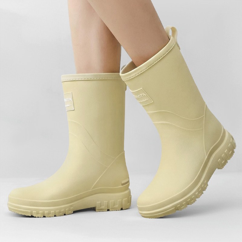 Modern Fashion 심플 여성 미들 장화 미끄럼방지 레인부츠 21,090원