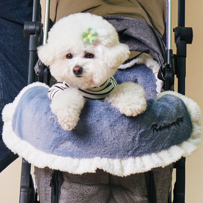레드퍼피 르위캔 유모차 가드쿠션, 블루그레이, 1개 25,000원