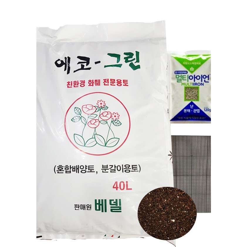 에코그린   가벼운 분갈이흙 40리터 13,900원