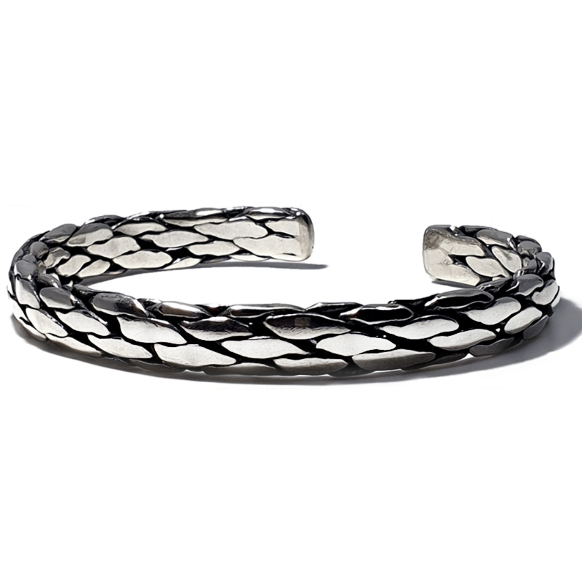 주얼리랩 남성 엔틱 꼬임 실버 뱅글 은 팔찌 299,000원