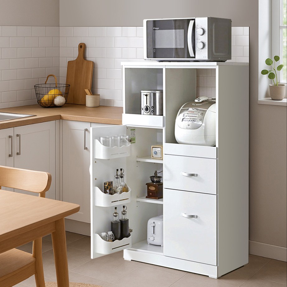 다기능 수납장 렌지대 이렌지 콤보 팀버스리빙, 화이트 158,000원