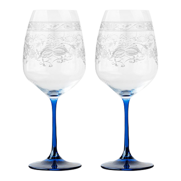 크리스탈렉스 지젤 쯔비벨 보르도 와인잔 블루 S130 27,550원
