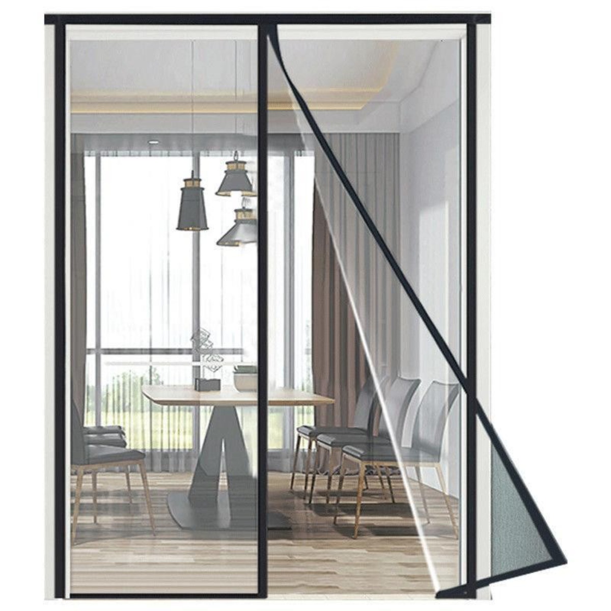 Life Rhythm 외풍차단 EVA 방문 현관문 방풍비닐 투명 문풍지 벨크로 포함 10,280원