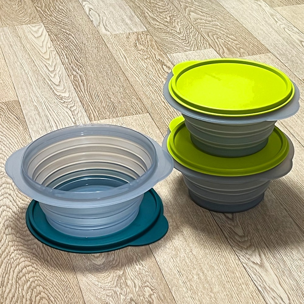 타파웨어 접이식 반찬통 김치통 저장통 3P, 1개 27,500원