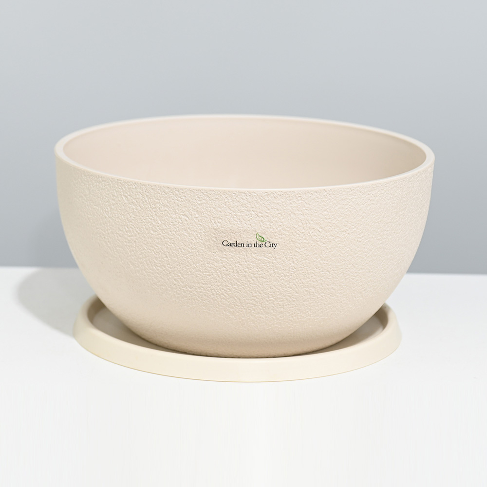 도시정원 모던 인테리어 UN 낮은 원형 화분 8,500원