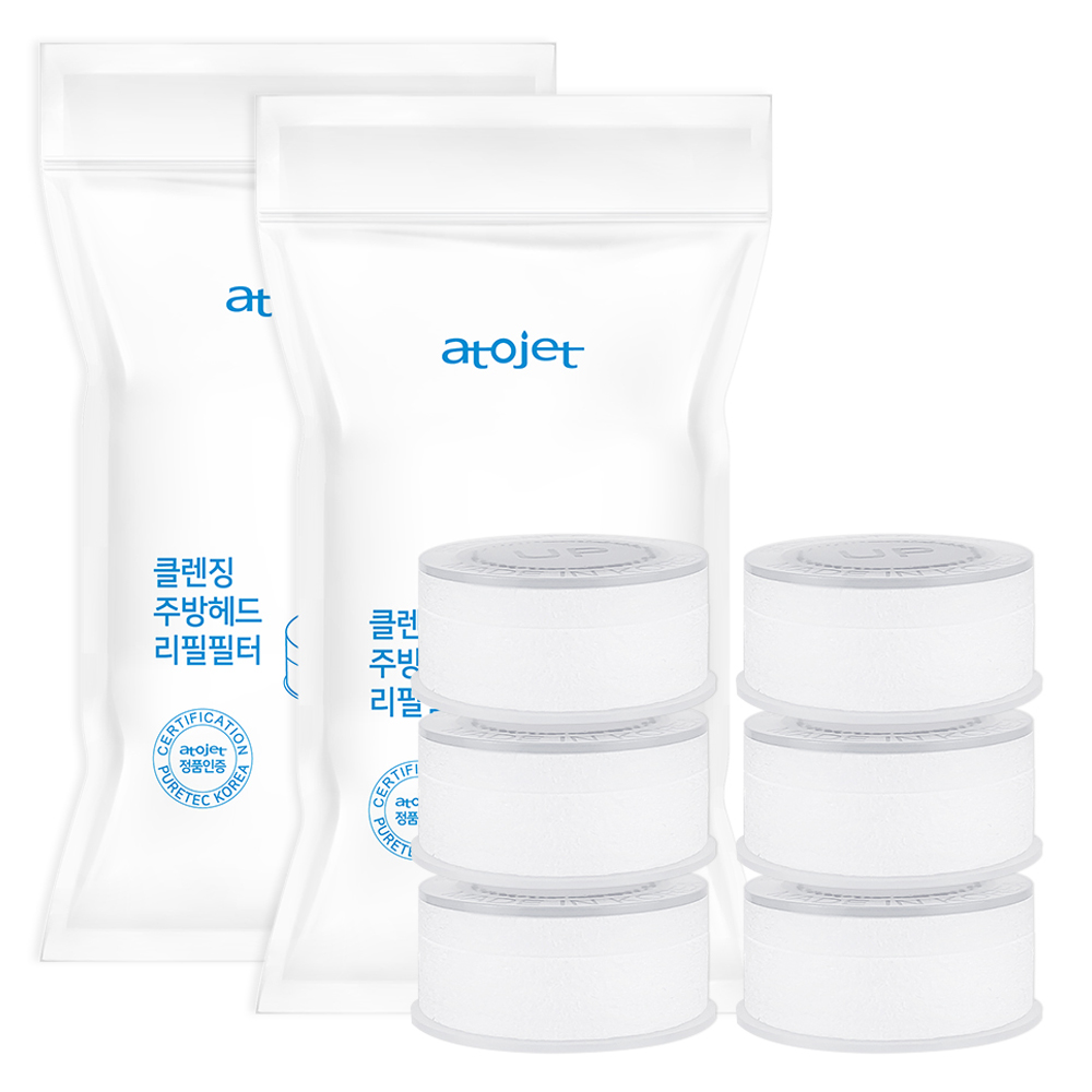 아토젯 클렌징 주방 헤드 리필 필터 3p 17,900원