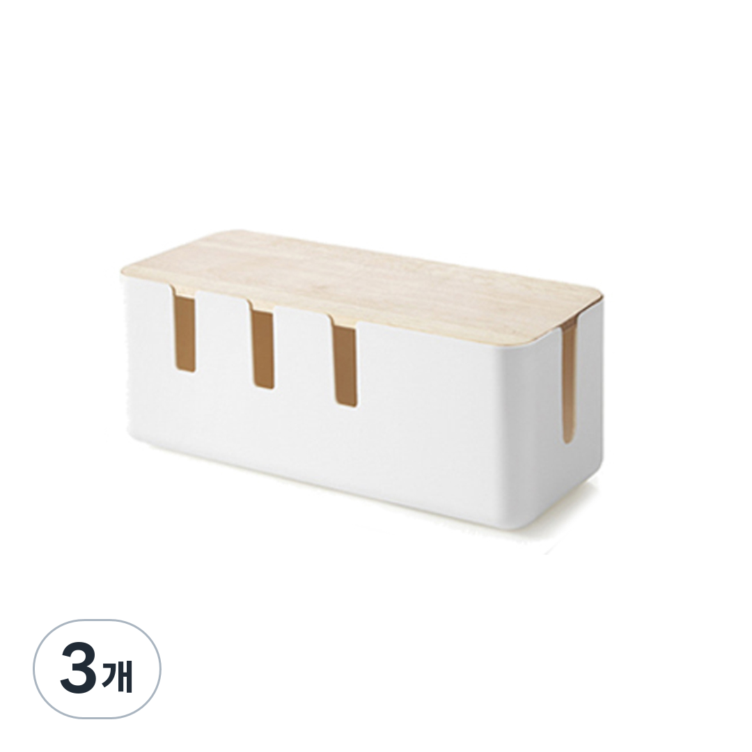 뉴앤룩 우드 멀티탭 정리함 34,000원