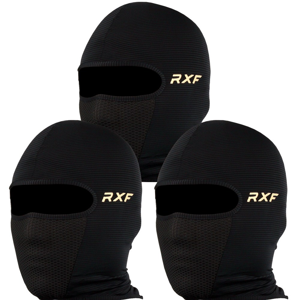 RXF ZET MAX BARACLAVA 3pcs 쿨바라클라바 냉감바라클라바 복면 멀티스카프 스카프 워머 골프파크 오토바이마스크 자외선차단 햇빛가리개 등산 KC인증, 블랙 1+1+1, 1세트 34,500원