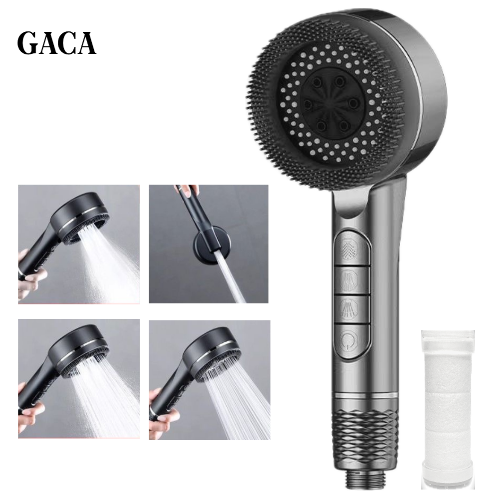 GACA 샤워기헤드 5단조절 온오프샤워기 수압상승 필터포함 11,250원
