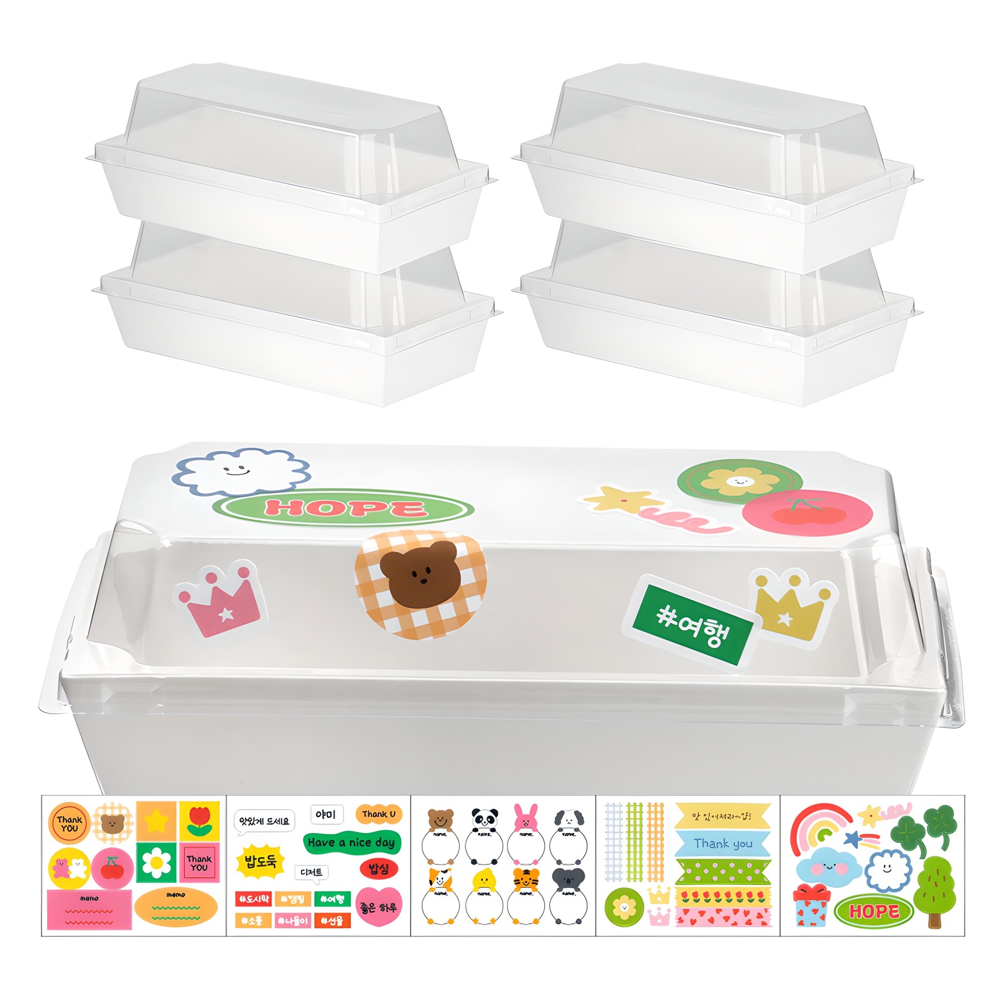 데이젤 내맘대로 DIY 도시락 직사각대 일회용용기 17 x 7 x 6.5 cm 1,860원