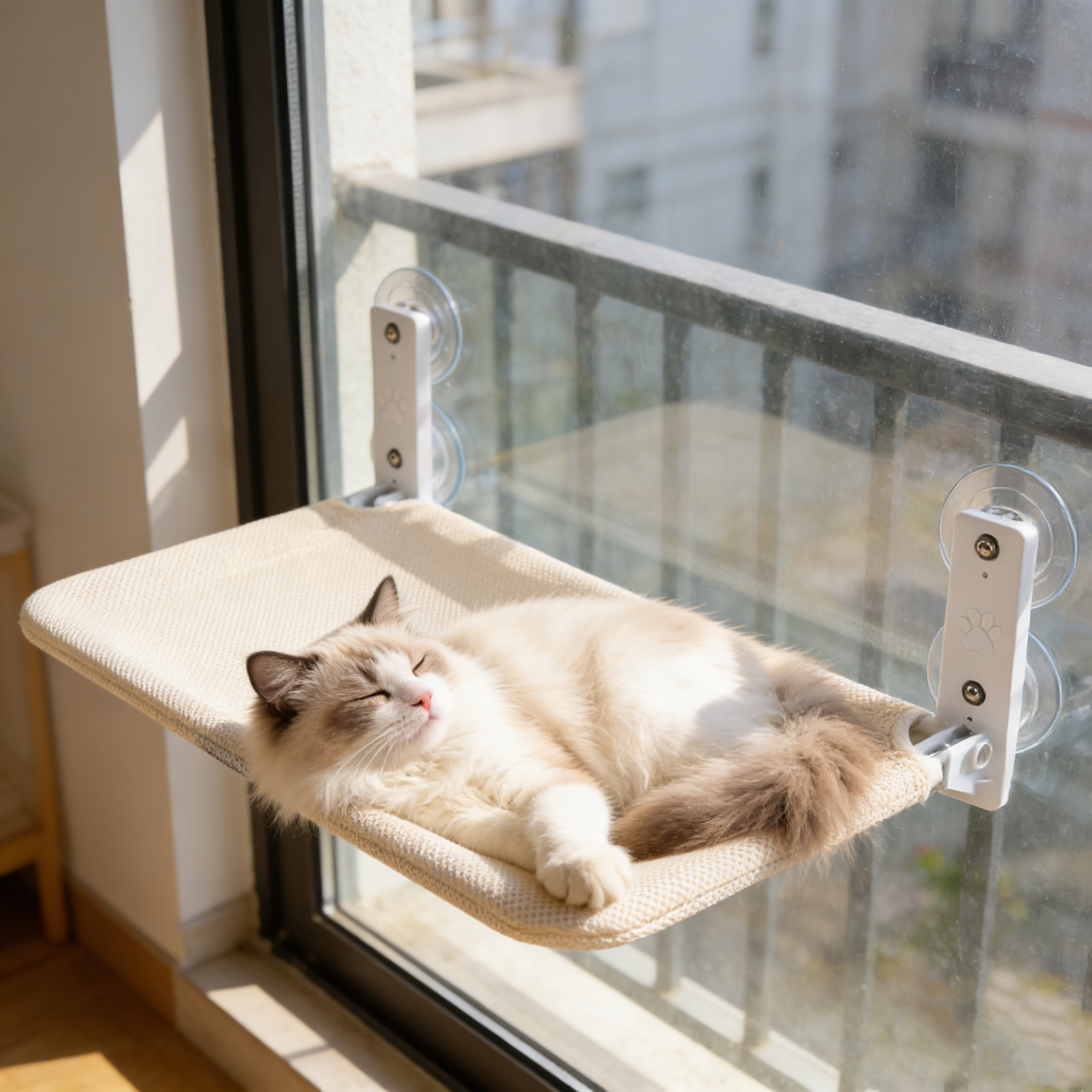 캣 해먹 창문형 강력흡착식 / 접이식 고양이 그네 침대 27,000원