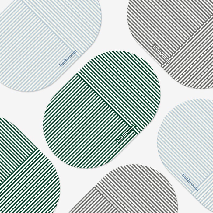 네이쳐리빙 빨아쓰는 스트라이프 욕실 규조토 발매트 10,900원