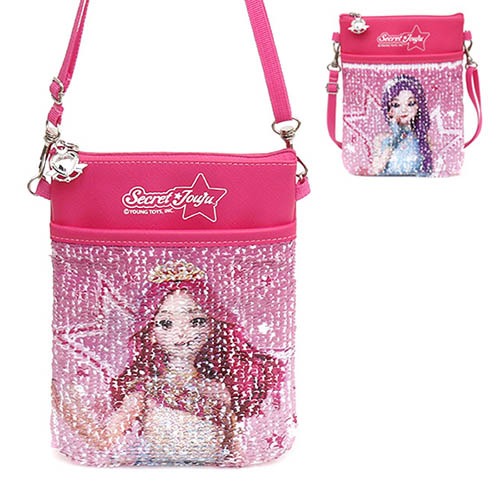 다자락 시크릿쥬쥬 반전 스팽글 핸드폰 파우치 크로스CS 18,400원