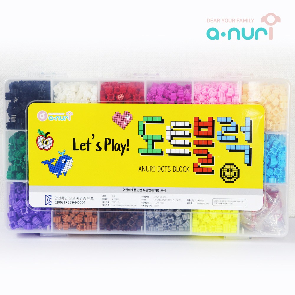 아누리 도트블럭 2800pcs, 1개 36,000원