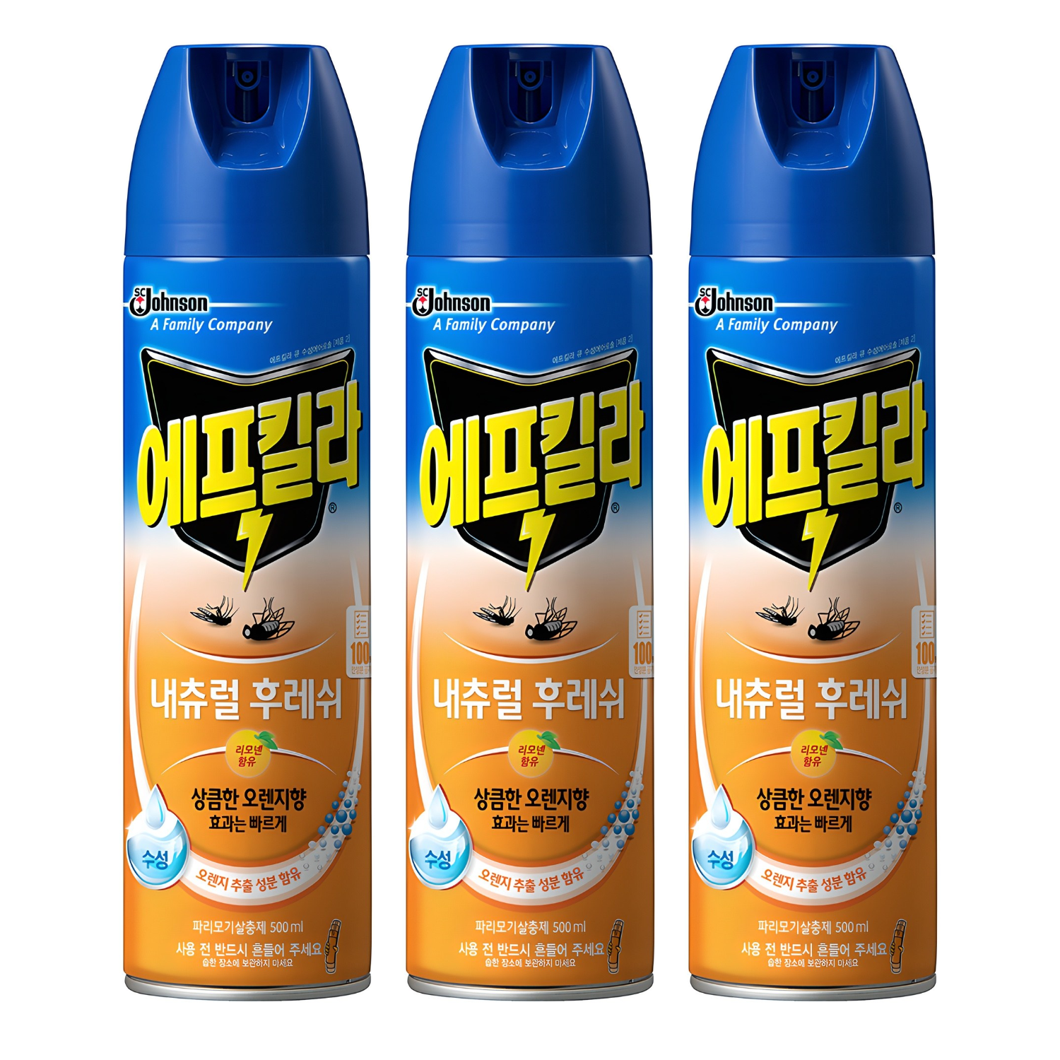 에프킬라 내추럴후레쉬 살충제 스프레이 오렌지향 11,940원