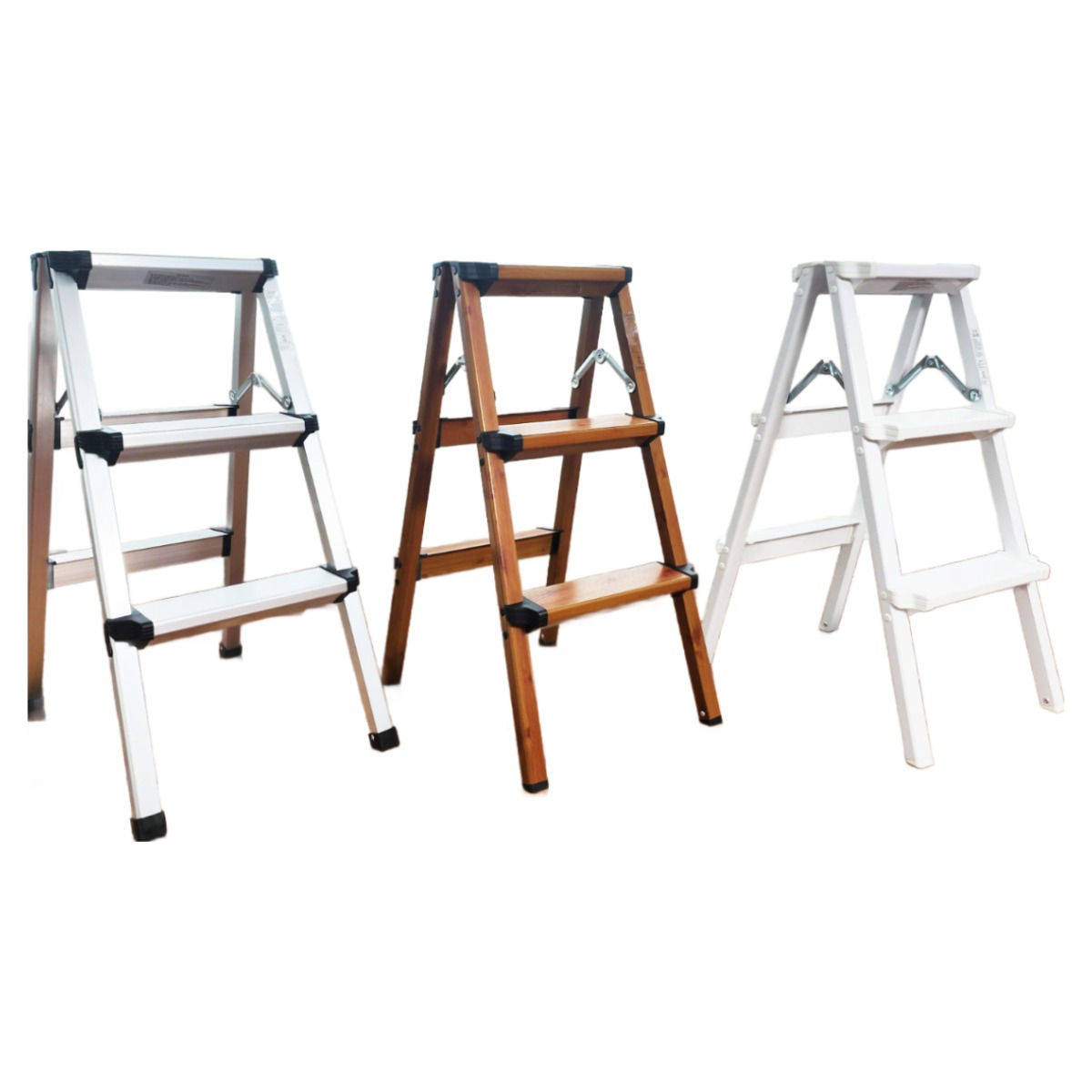 [KC안전인증] 250kg 하중케어 고강성 3컬러 프리미엄 사다리 63,900원