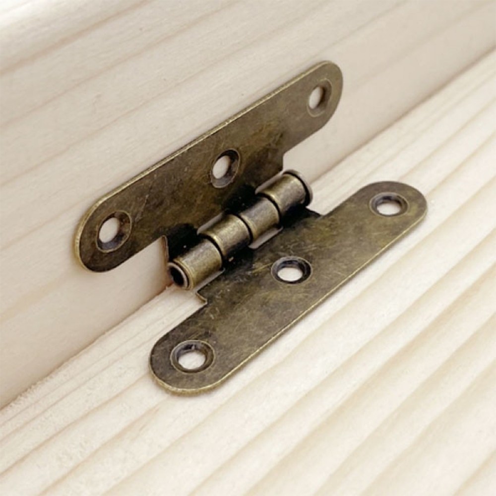 아이베란다 둥근 H형 엔틱 경첩 가구 철물 힌지 35X55 HC 300원
