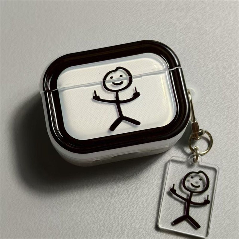 besteffie 적용모델 에어팟 프로 3 케이스 심플한 디자인 귀여운 캐릭터 실리콘 커버 페던트 포함 K35 11,890원