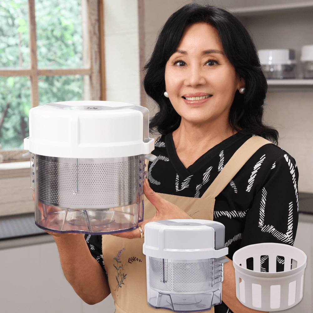 홍여진의 대용량 빅스텐 짤순이 2.4리터 하이로 유청분리기 수분조절가능 야채 탈수기 39,900원