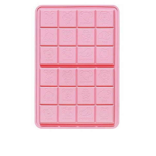 이홈베이킹 캐릭터 판초콜릿 틀 실리콘몰드 12구 2칸 24,900원