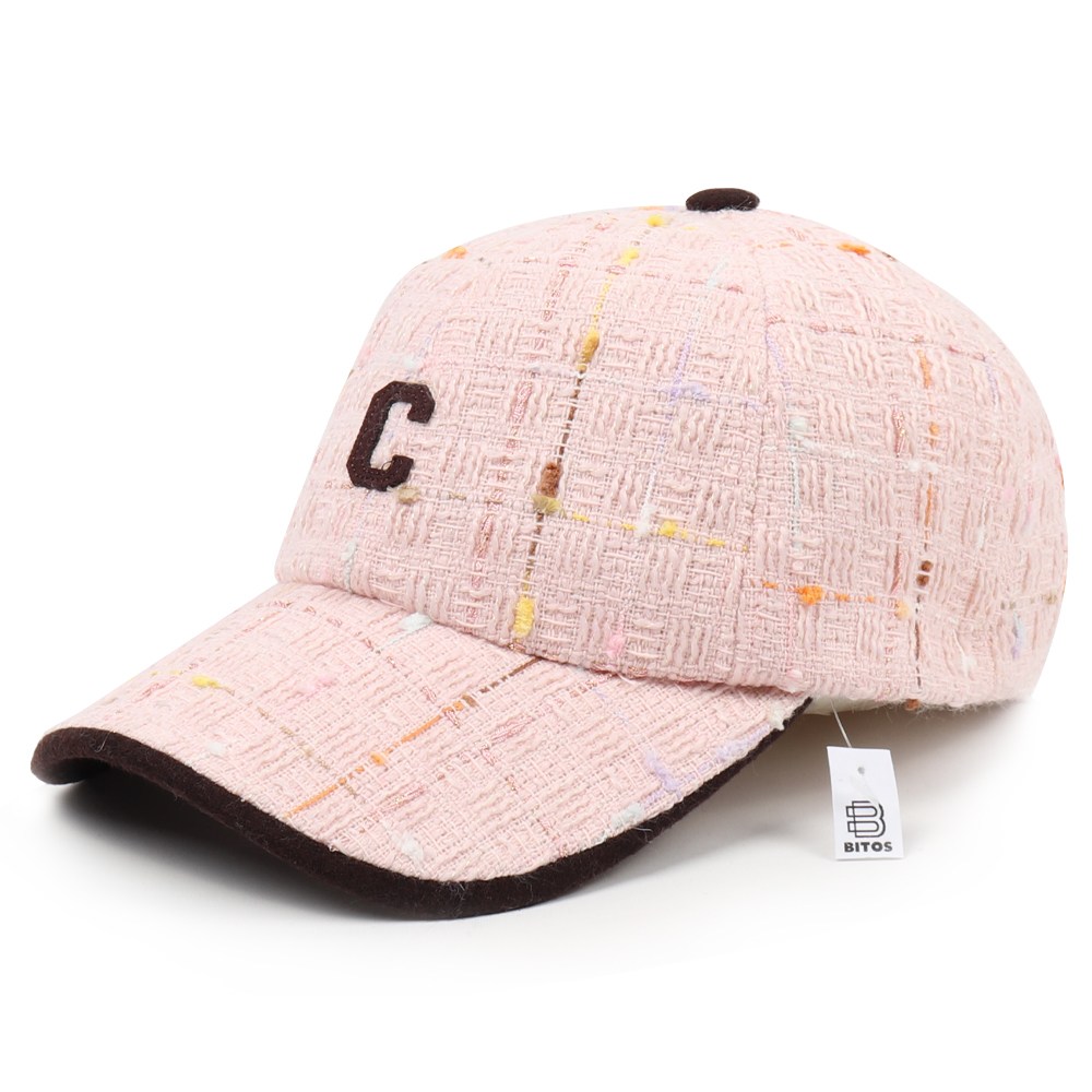 비토스 국내제작 C 패치 트위드 패턴 볼캡 야구모자 21,900원