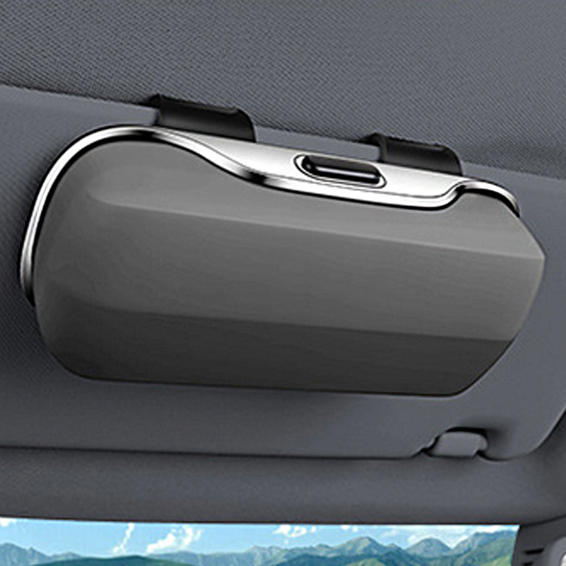 리버폭스 차량용 썬바이저 썬글라스 안경 클립형 수납 거치대, 그레이, 1개 15,080원