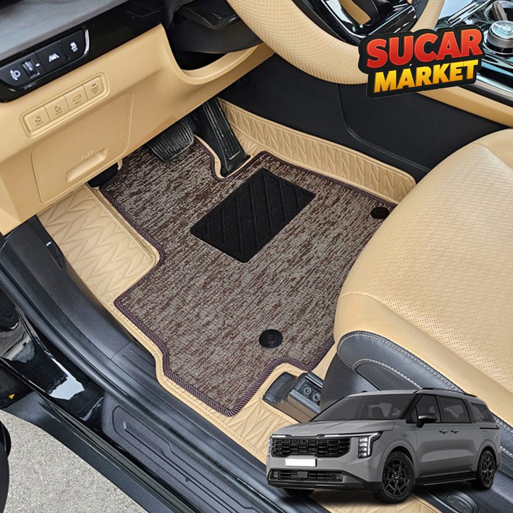 슈카마켓 2025 더뉴 카니발 4세대 페이스리프트 리노 가죽 매트 뉴 코일 모노륨 장판효과 7인승 9인승 346,900원