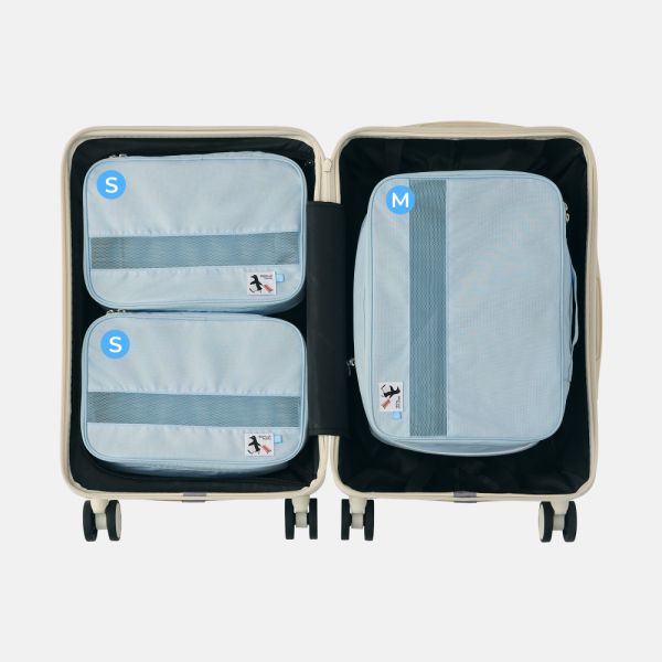 [SET] 바디럽 꾹꾹 압축파우치 50.8cm(20인치) 캐리어 세트 (S+S+M) 기내용 캐리어 93,800원