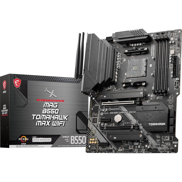 메인보드 본체 데스크탑 게이밍 MSI MAG B550 토마호크 MAX WiFi AMD 마더보드 AM4, DDR4, PCIe 4.0, SATA 6Gb/s, M.2, USB 3.2 299,500원