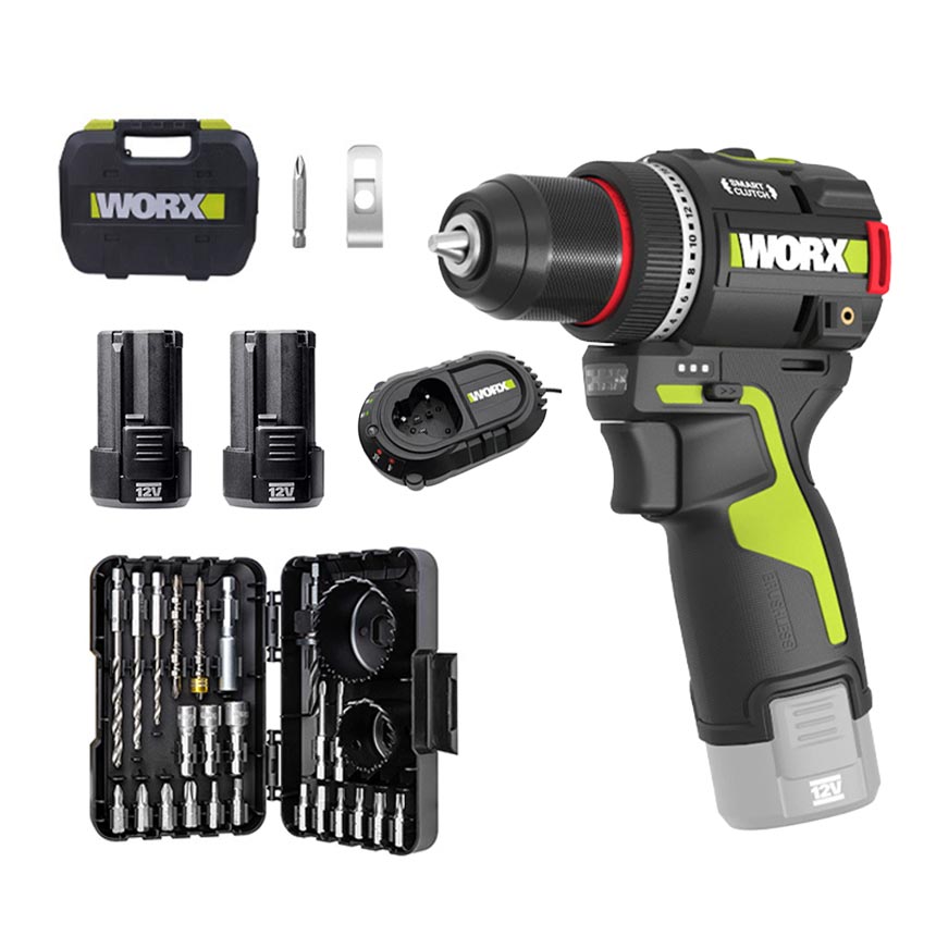 웍스 WU135 풀세트 스마트클러치 소형 무선 충전 WORX 드릴 드라이버 너구리해외쇼핑 99,900원