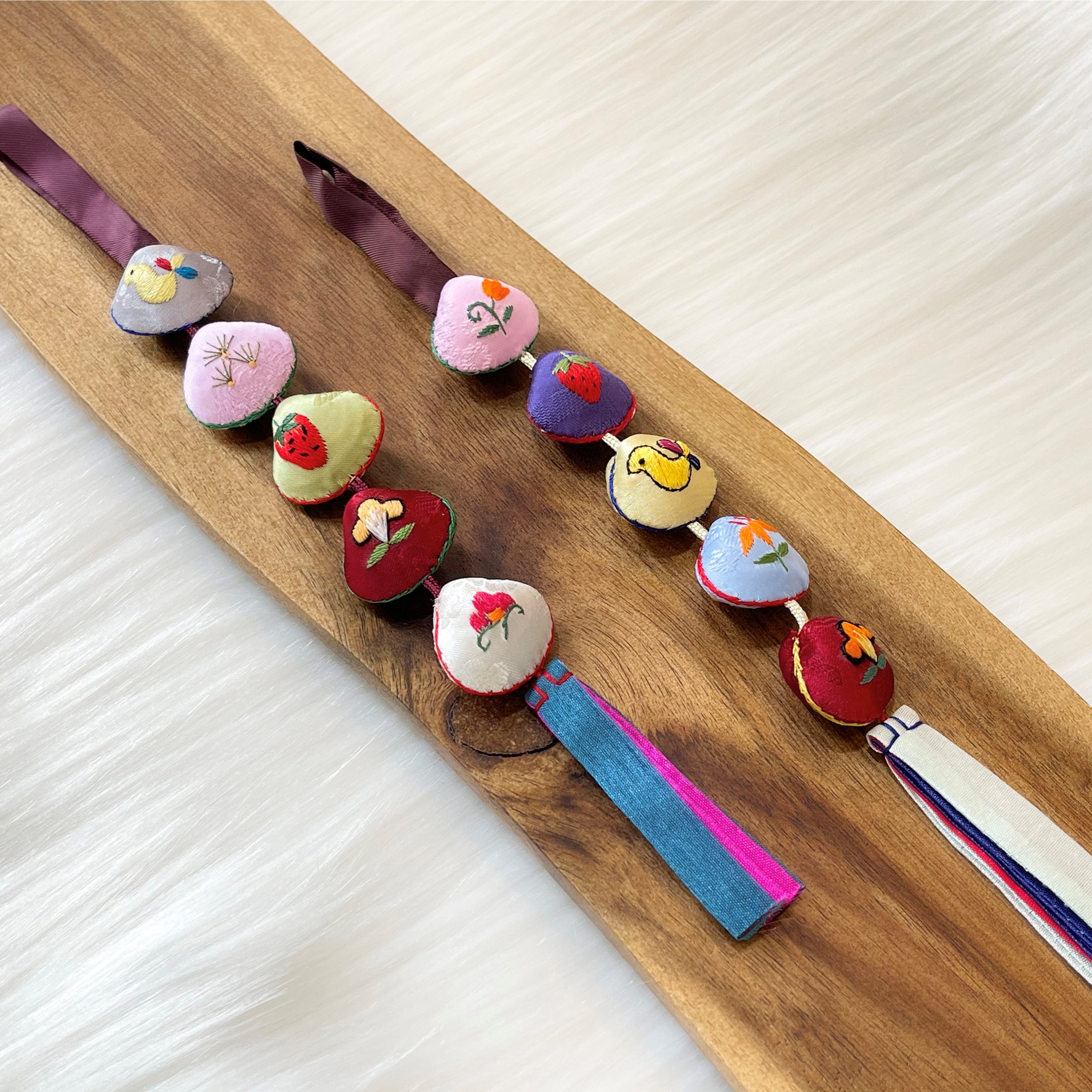 조개5단노리개 자수한복노리개 15,000원