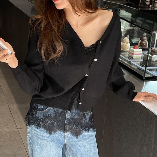 난닝구닷컴 여성용 파솔브 브이넥 가디건 22,800원