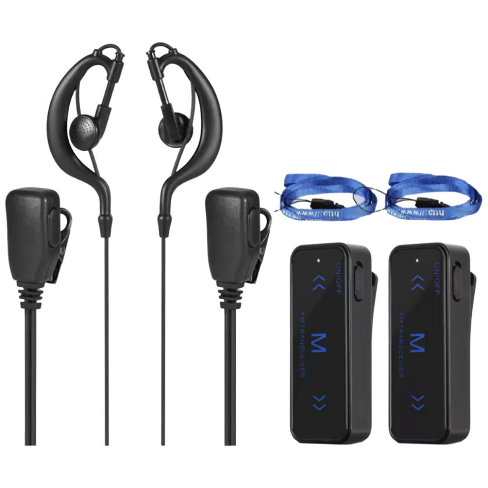 피코툴즈 초소형 무전기 워키토키 세트, 2개, 귀걸이형 55,000원