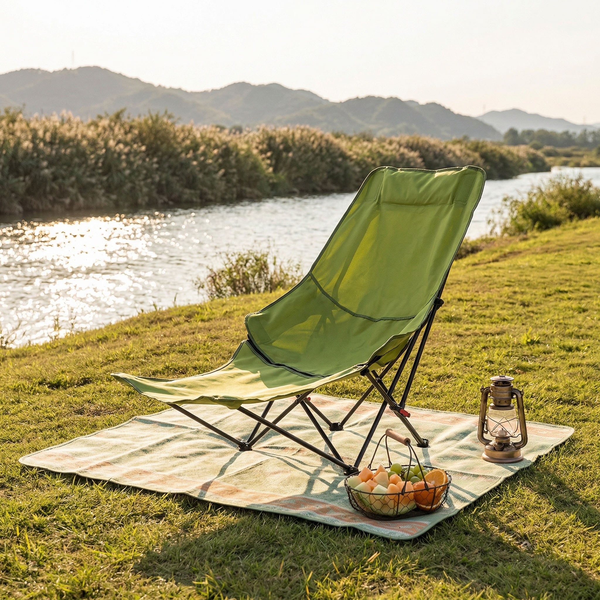 BILIMO 캠핑 의자 초경량 접이식 릴렉스 체어 낚시 피크닉 아웃도어 캠핑체어, 1개, 그린 30,900원