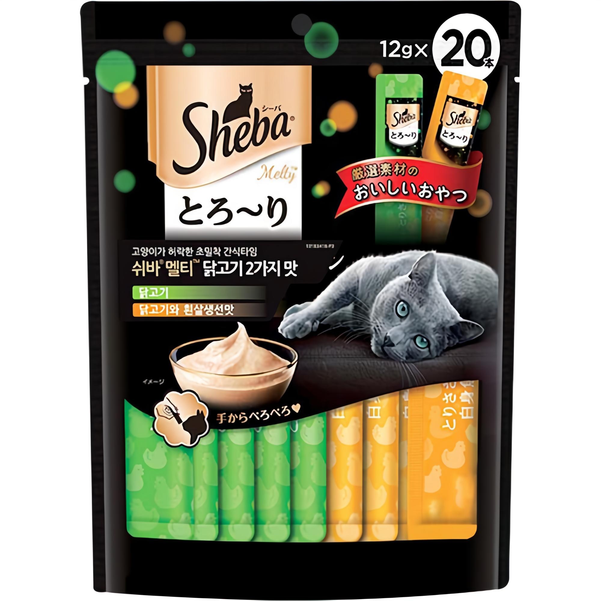 쉬바 고양이 멜티 간식 10p + 흰살생선 10p 8,720원