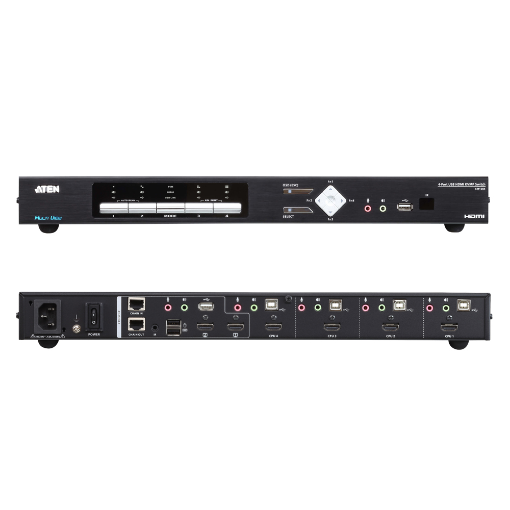 ATEN CM1284 4포트 USB HDMI 멀티 뷰 KVMP 스위치 2,340,000원