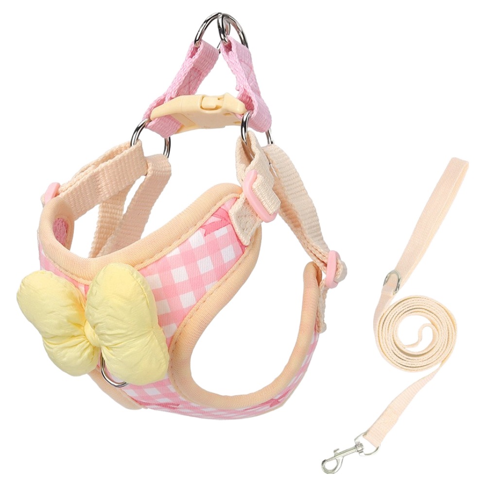 파스텔펫 반려동물 리본 하네스 리드줄 7,800원