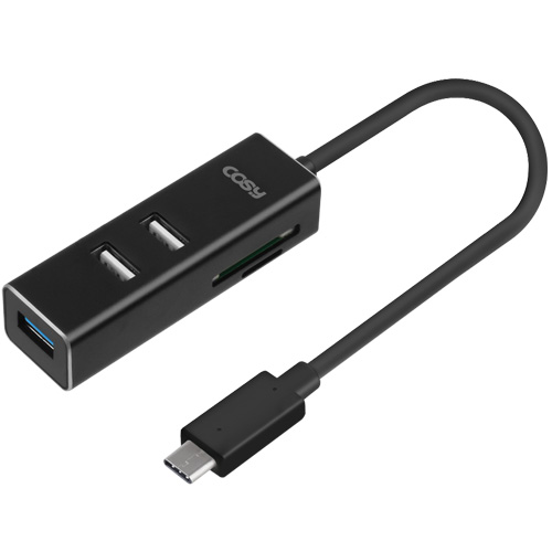 코시 샤인 타입C OTG 허브 멀티 카드리더 콤보, CR3446C, 블랙, 1개 10,870원