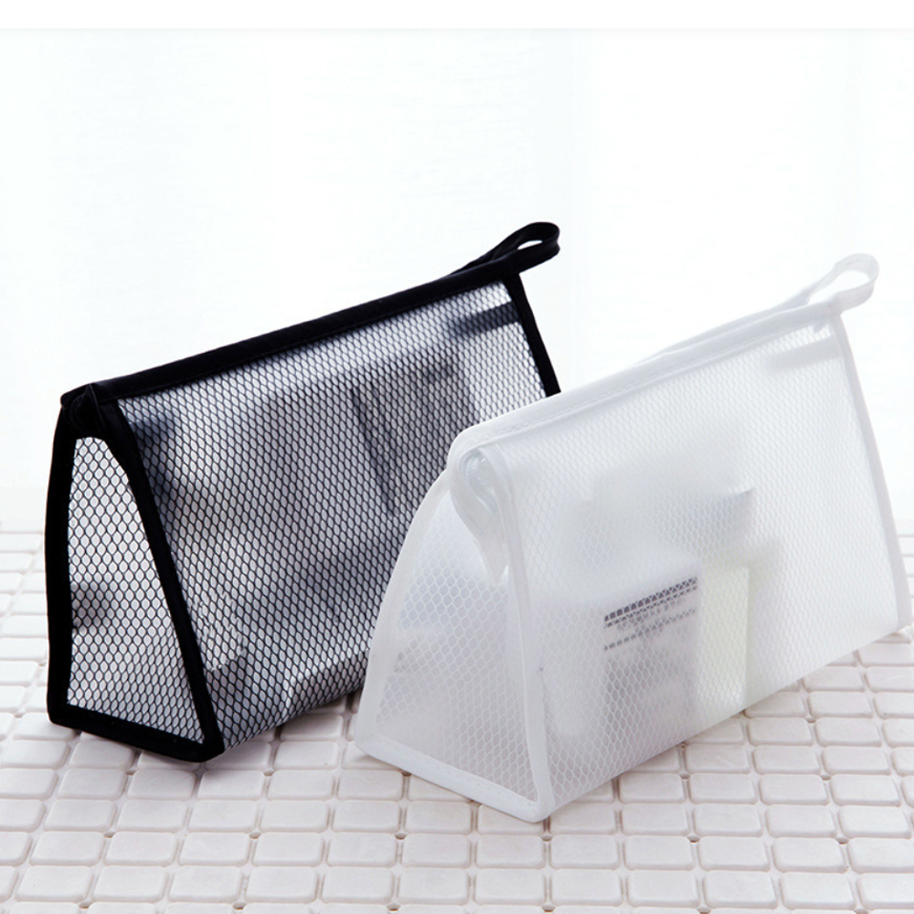 여성용 여행용 투명 지퍼 똑딱이 메쉬 파우치 2종 세트 6,390원