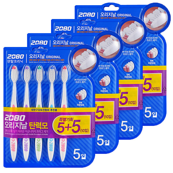 2080 오리지날 탄력모(부드러운모) x 20개, 5개입, 4개 10,960원