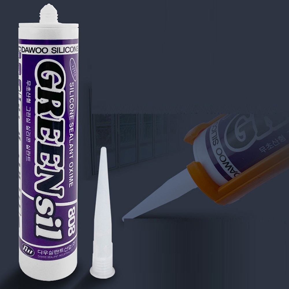 비초산형 실리콘 접착제 문틀 벽면 크렉 보수 화장실 욕실 벽지 270ml 9,340원