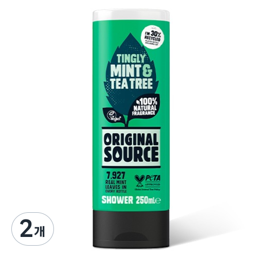 오리지널소스 샤워젤 민트 티트리, 2개, 250ml 24,000원