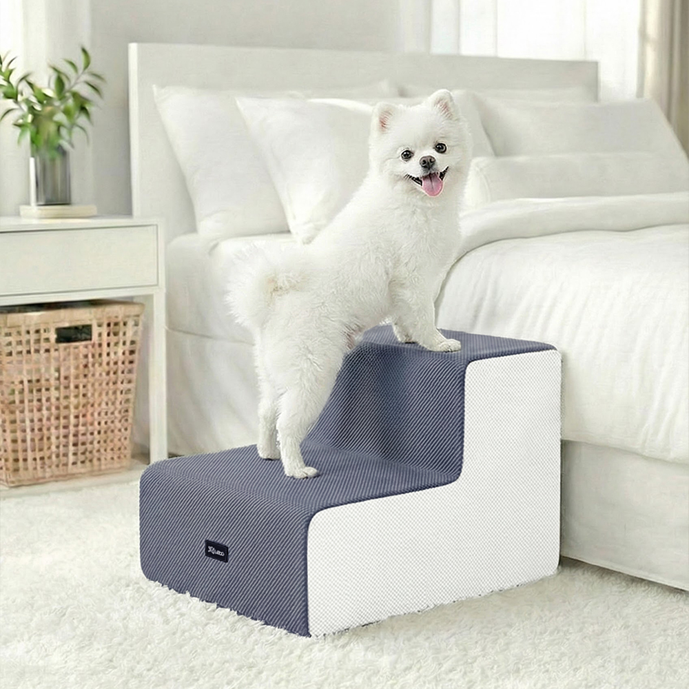 레토 강아지 논슬립 2단 계단, 그레이, 1개 21,400원